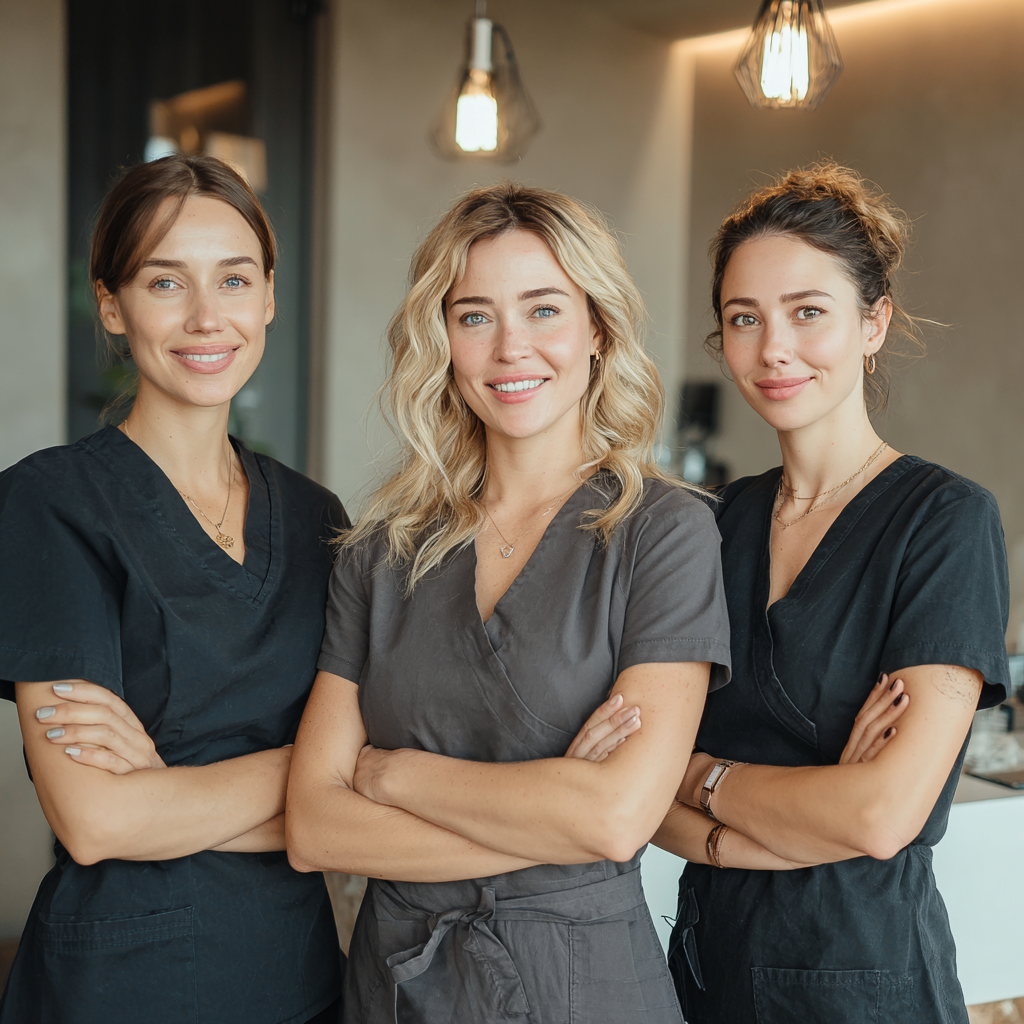 Smiling Ukrainian adults of various ages enjoying healthy nutritious meals together, representing balanced nutrition and wellness lifestyle
